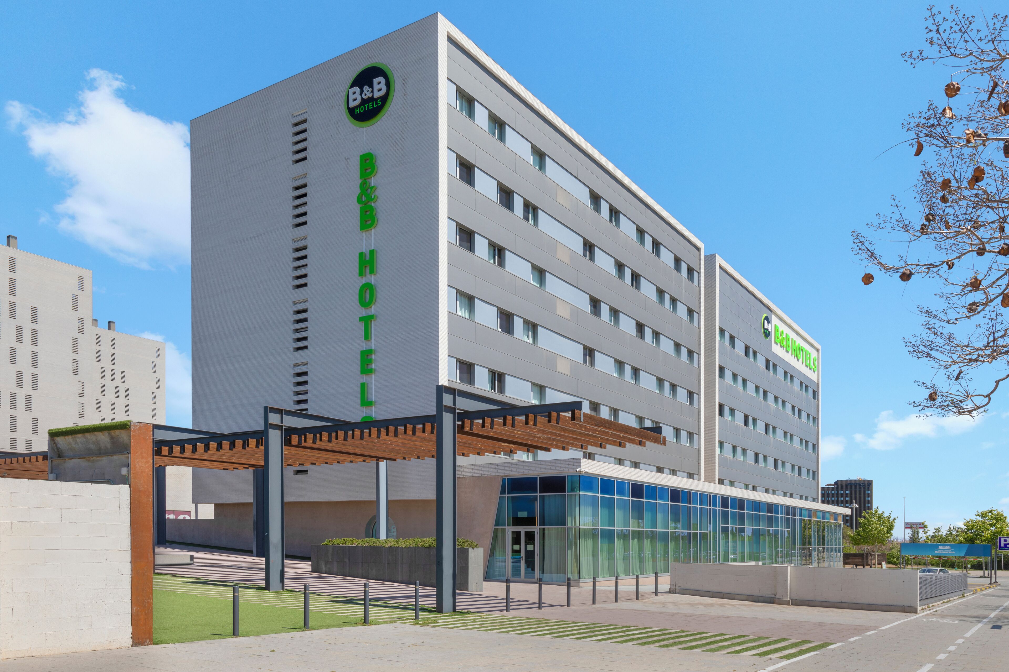 Voorkant van accommodatie