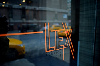 Exterior detail at The Lex NYC