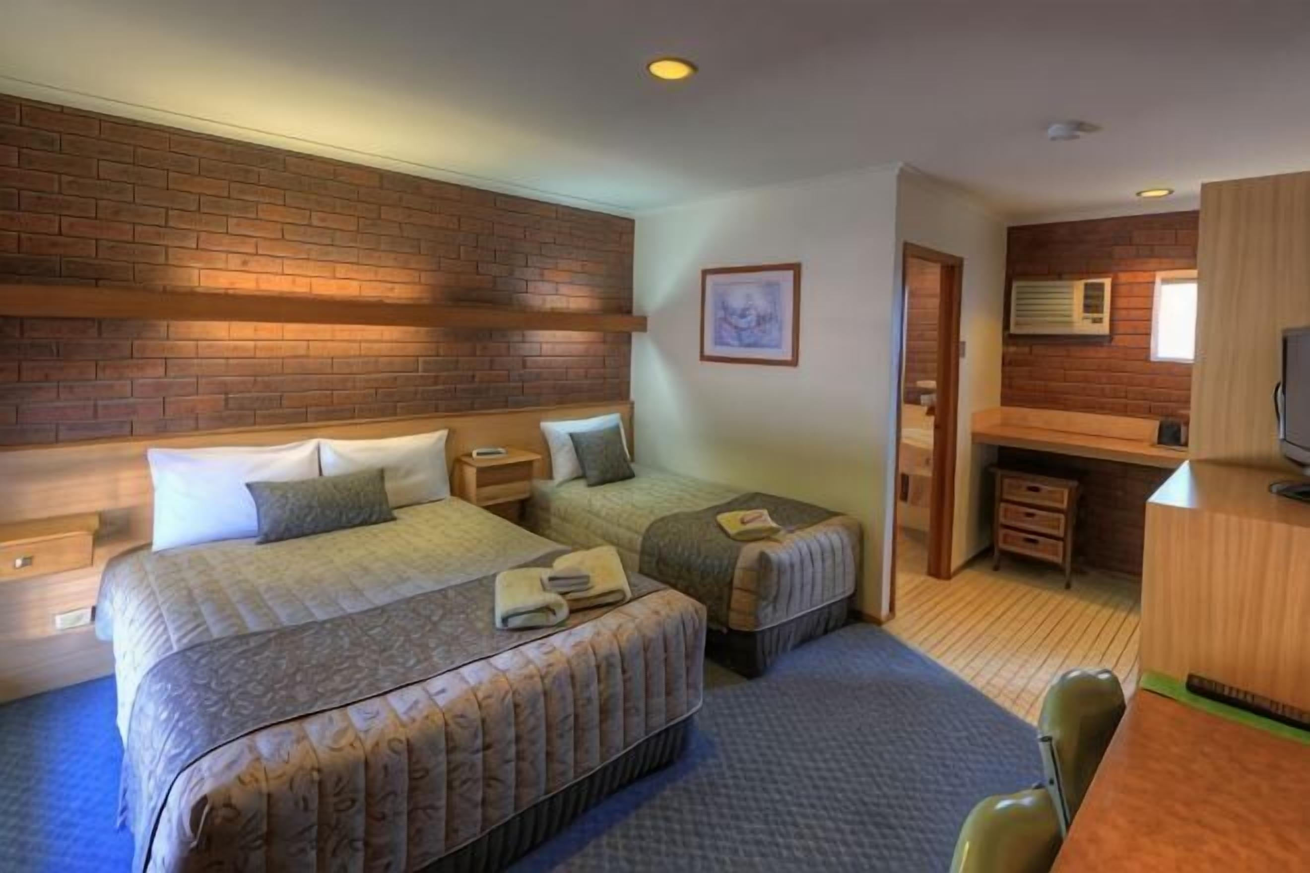 Desk, blackout drapes, iron/ironing board, free WiFi