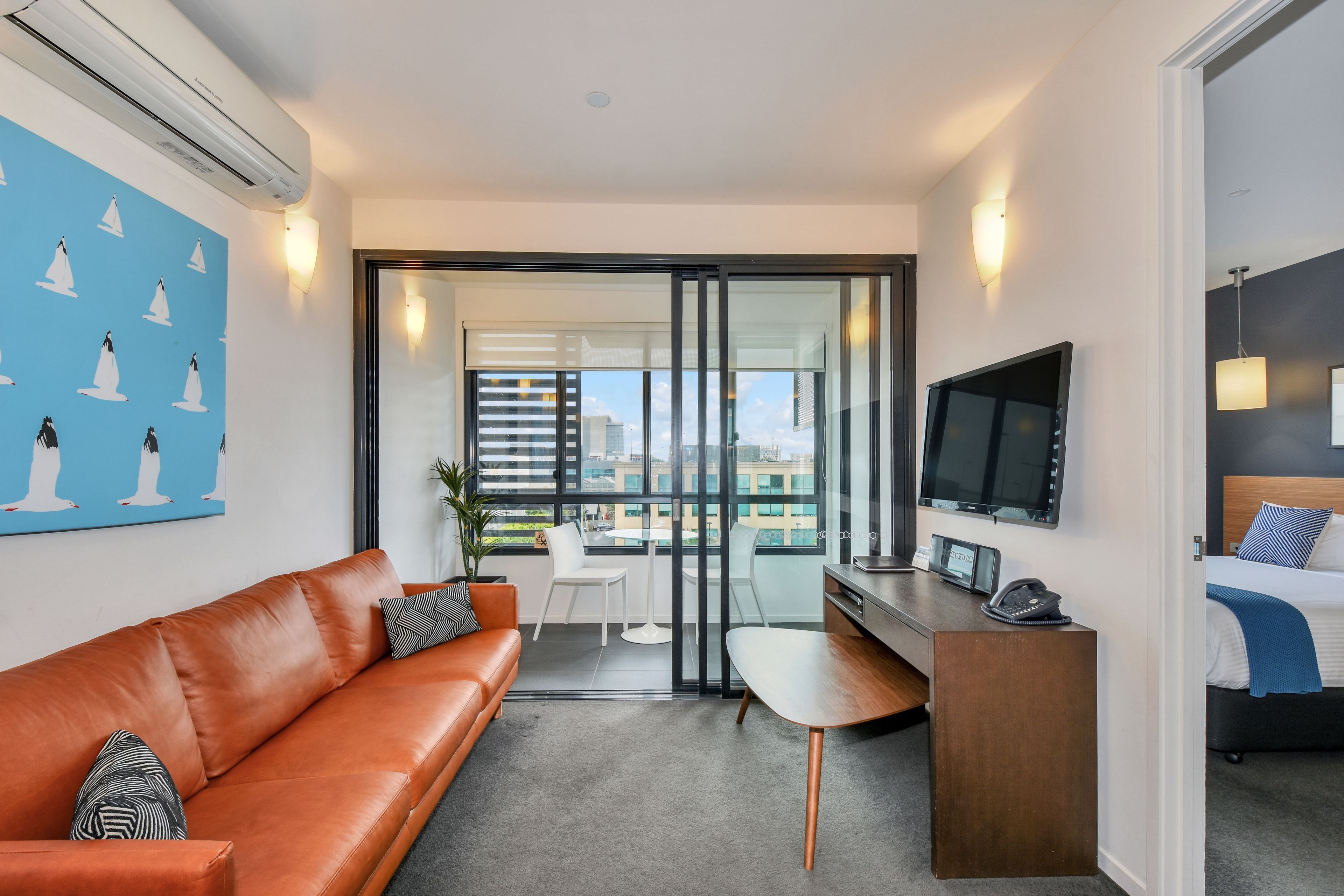 Laptop workspace, soundproofing, iron/ironing board, cribs/infant beds