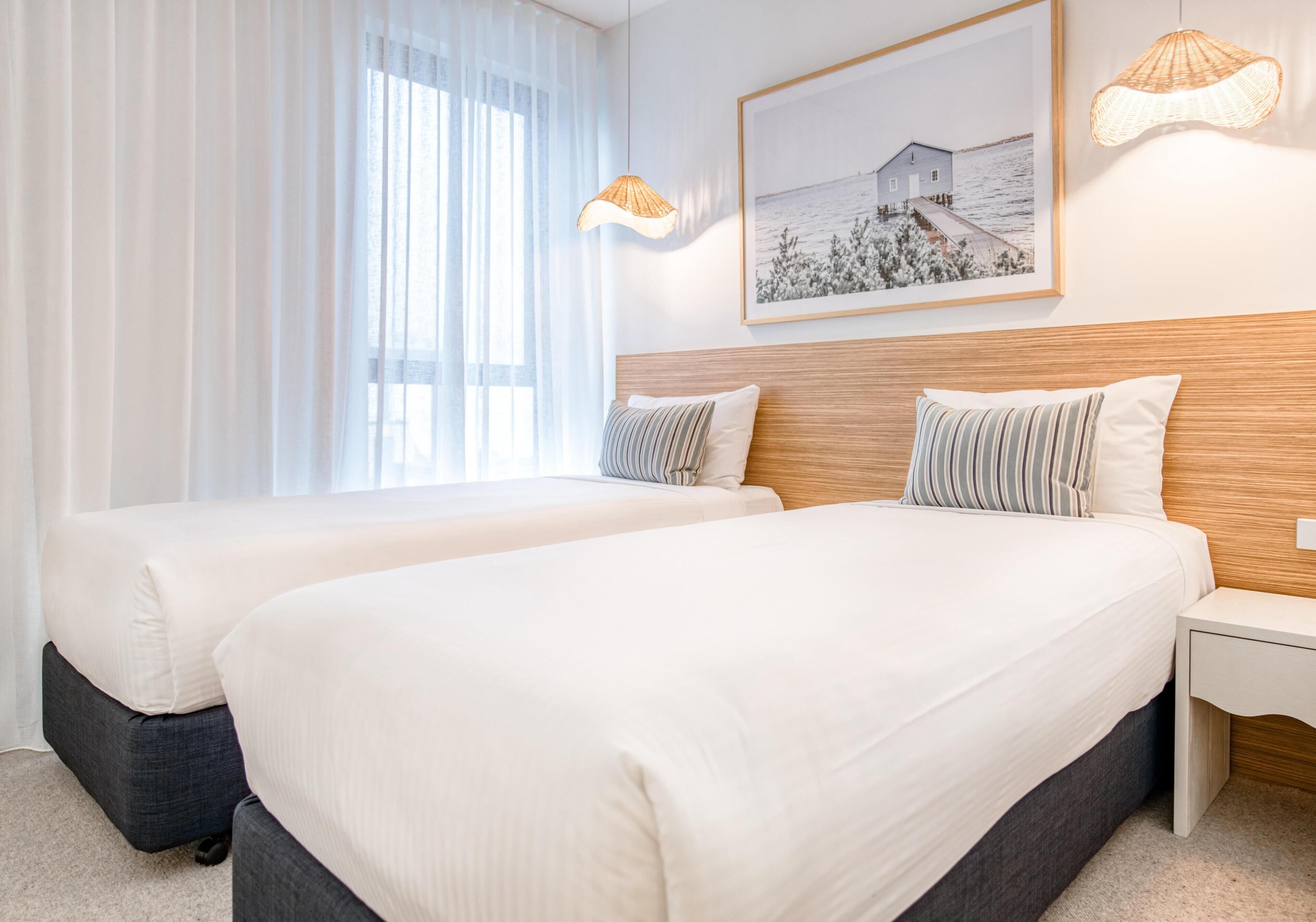 2 Bedrooms Apartment | Laptop workspace, soundproofing, iron/ironing board, cribs/infant beds