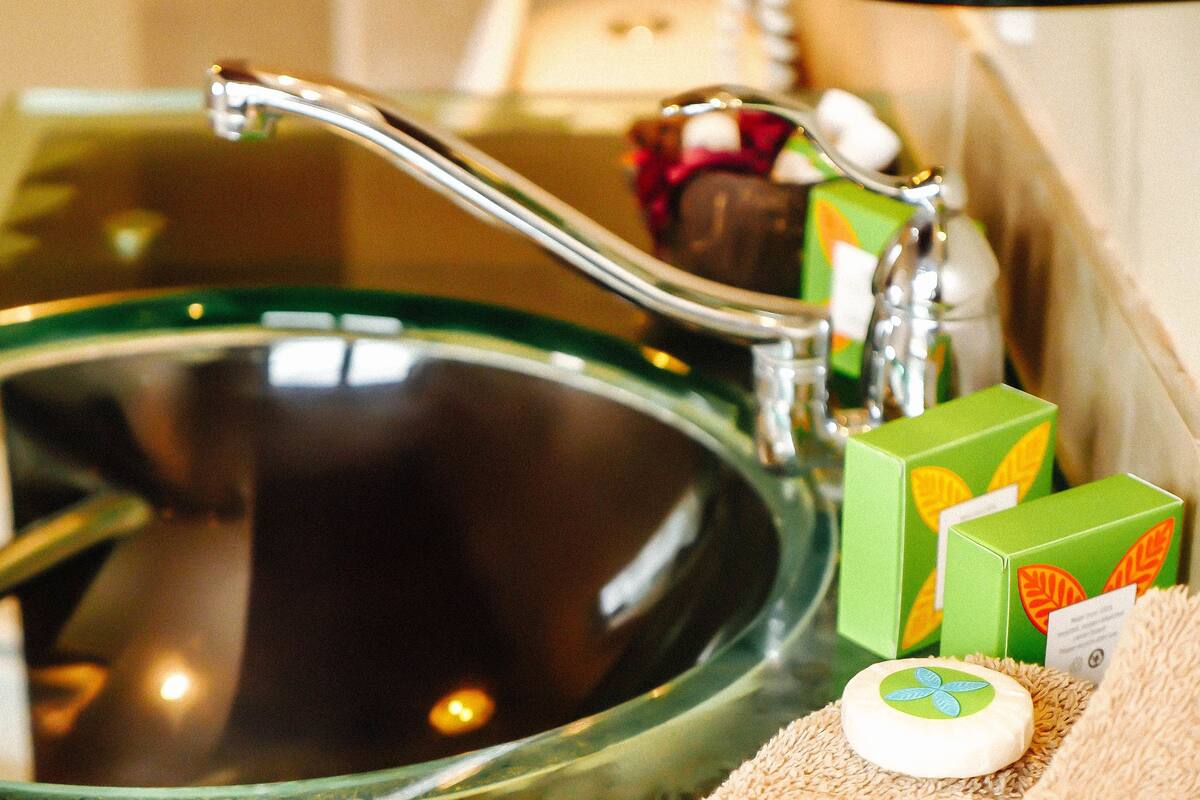 deluxe villa, beachfront | bathroom | shower, free toiletries, hair dryer, bathrobes