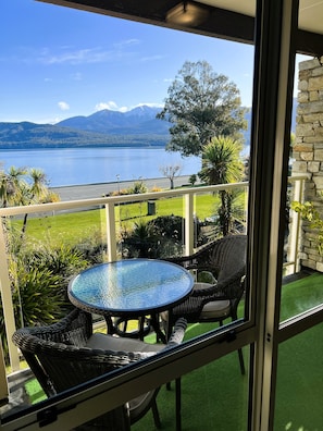 Luxury Apartment, Spa Bath, 2 Bedrooms, Upstairs | Balcony view