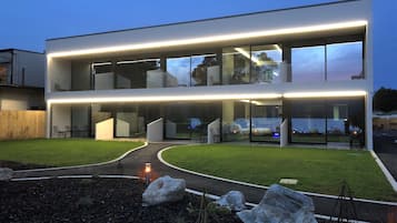 Front of property – evening/night