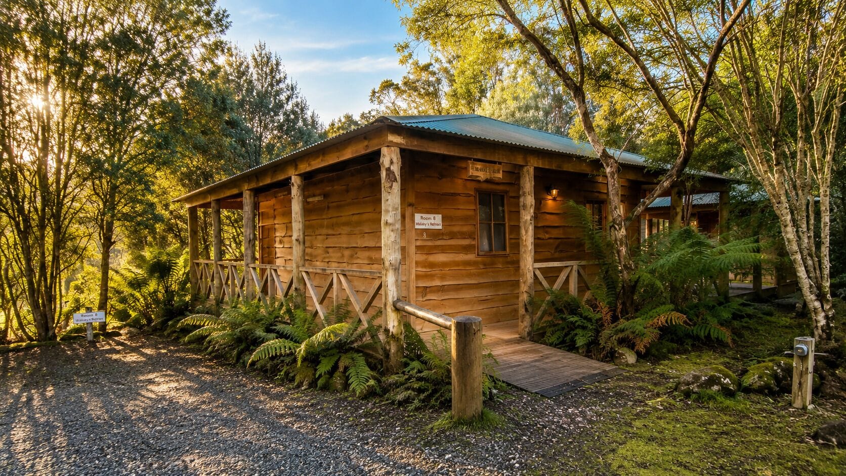 Comfort chalet, terras, uitzicht op tuin (Wallaby's Retreat)