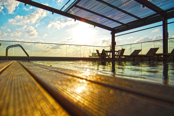 Seasonal outdoor pool