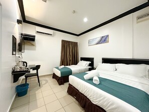 Kamar Eksklusif, Beberapa Tempat Tidur | Meja kerja, kedap suara, setrika/meja setrika, dan Wi-Fi gratis