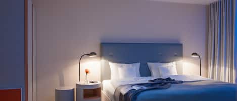 1 Schlafzimmer, hochwertige Bettwaren, Minibar, Zimmersafe