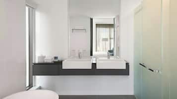 Premium bedding, pillow-top beds, in-room safe, desk