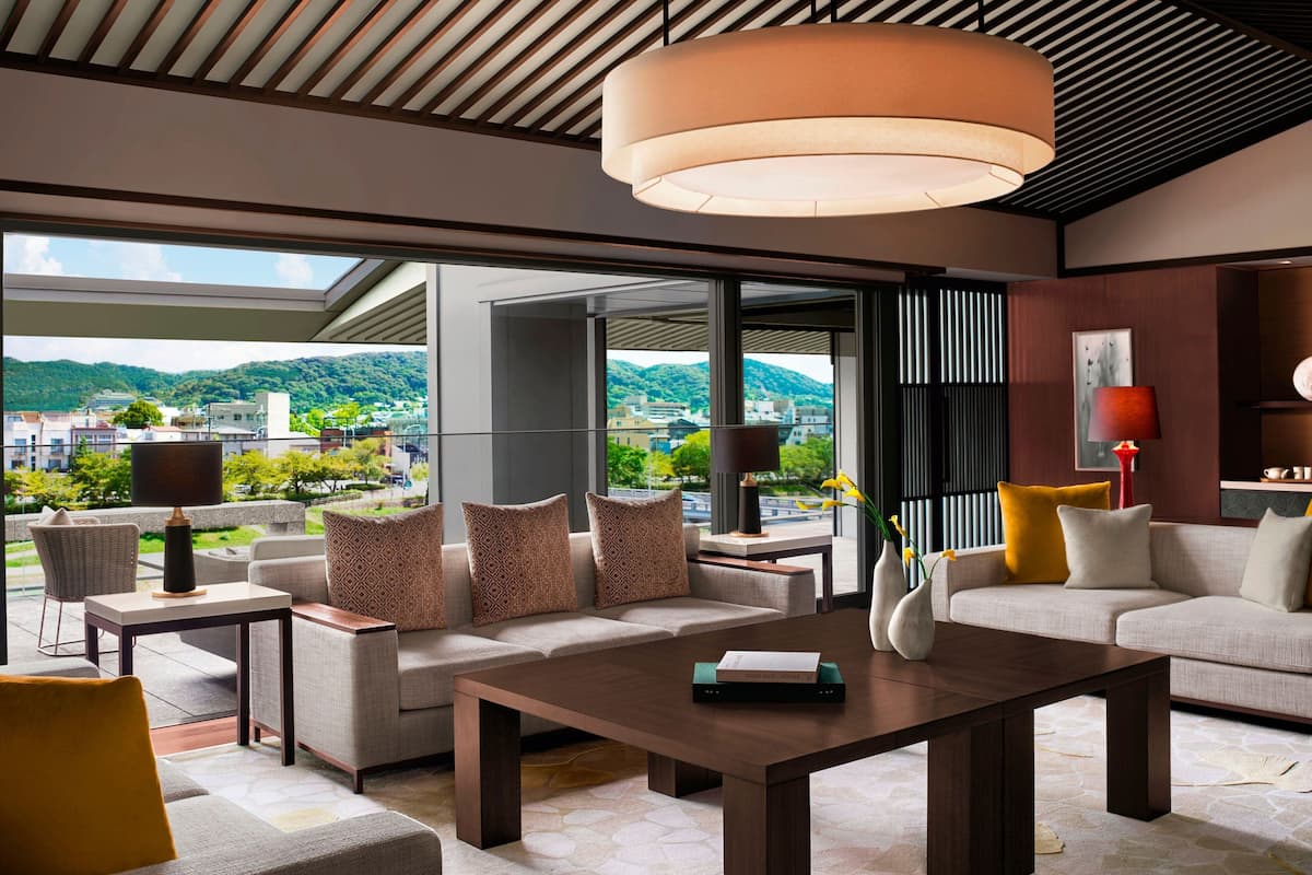 Suíte presidencial, 1 quarto, para não fumantes | 1 quarto, lençóis italianos Frette, roupas de cama premium, frigobar