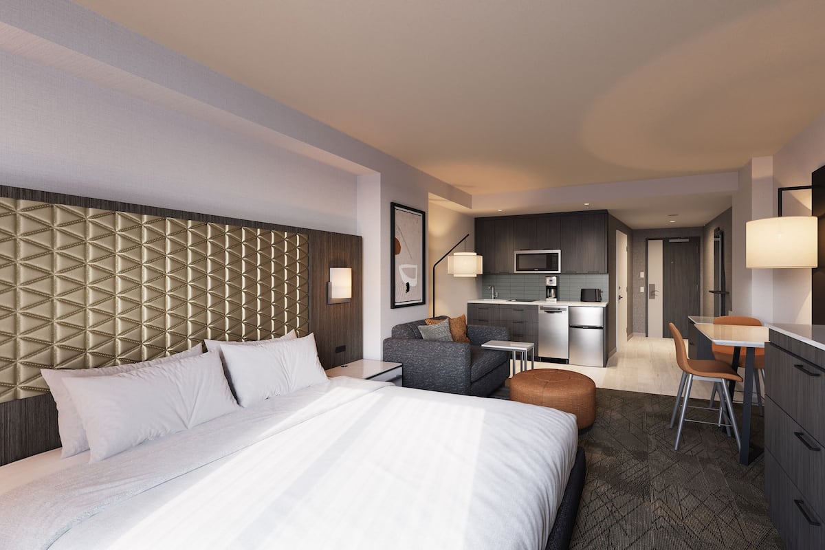 In-room safe, desk, blackout curtains, iron/ironing board
