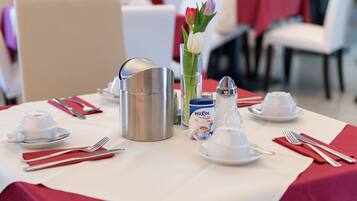 Daily buffet breakfast (EUR 15 per person)