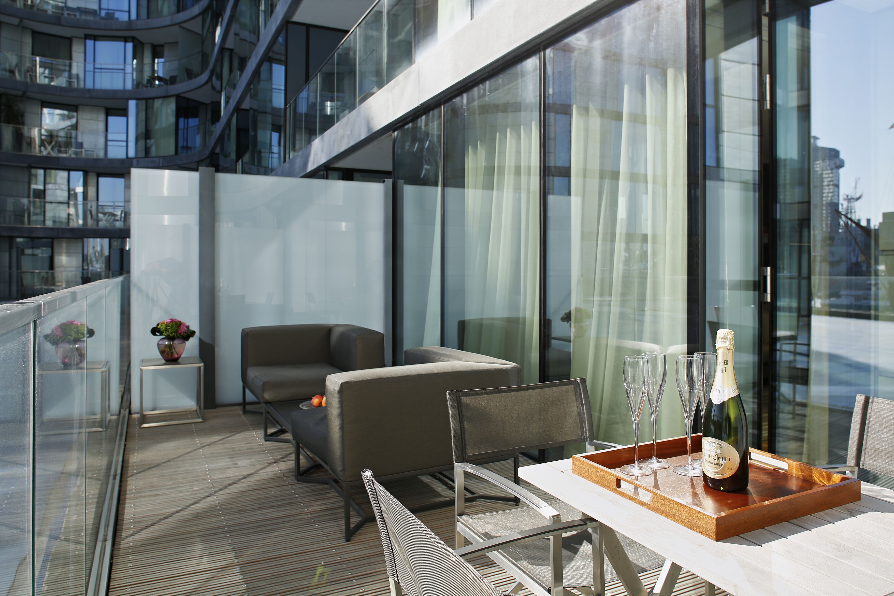 奢華公寓, 1 間臥室, 河景 | 陽台