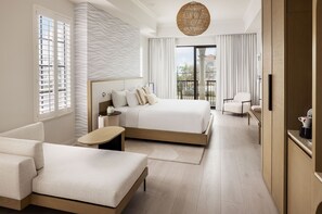 Water View King with Balcony | 1 bedroom, premium bedding, in-room safe, laptop workspace