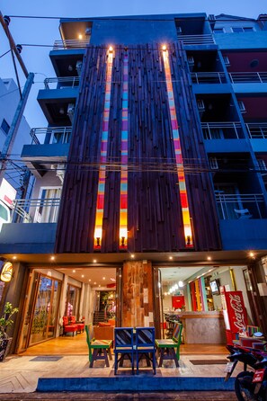 Fachada de la propiedad