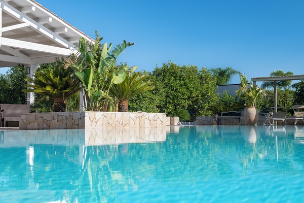 2 outdoor pools, open 10:00 AM to 8:00 PM, pool umbrellas, sun loungers