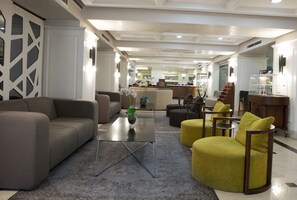 Sitteområde i lobbyen