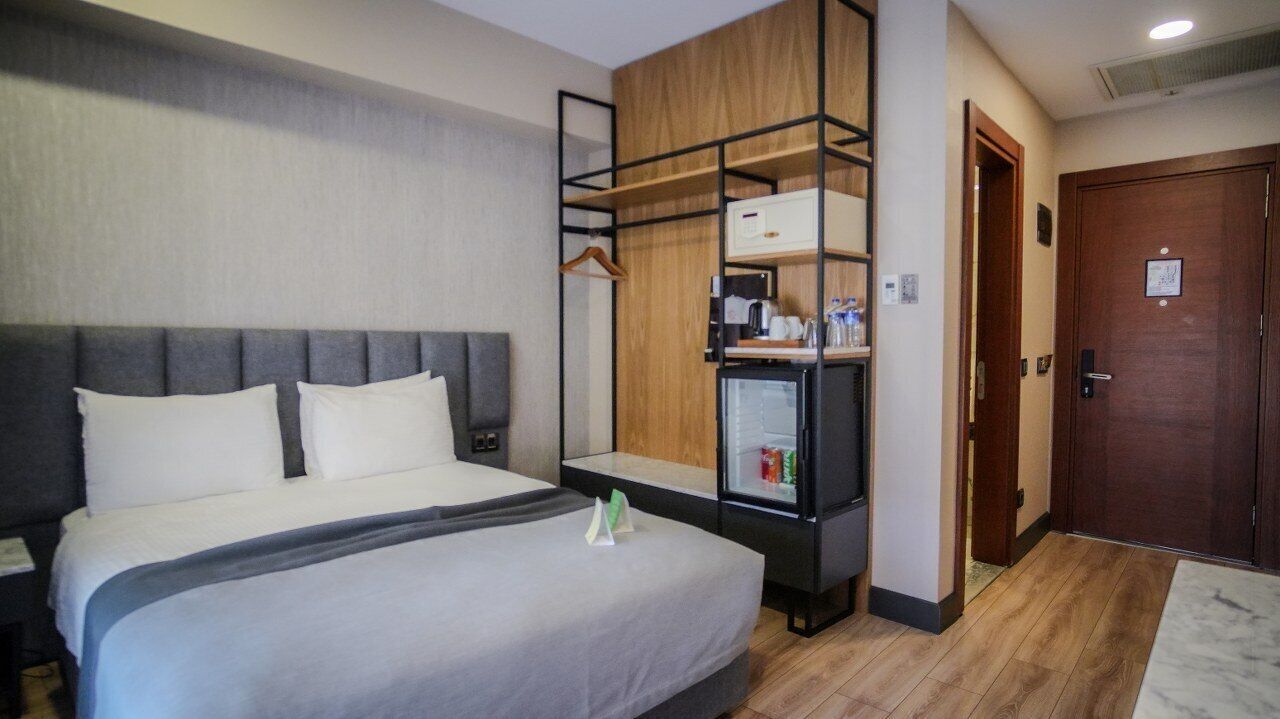 Draps italiens Frette, literie de qualité supérieure, minibar