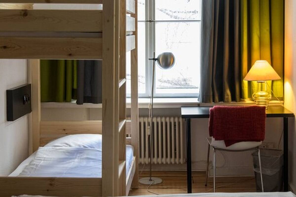 Desk, blackout curtains, free WiFi, individually furnished