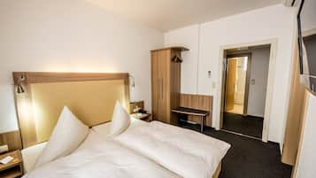 In-room safe, desk, laptop workspace, soundproofing