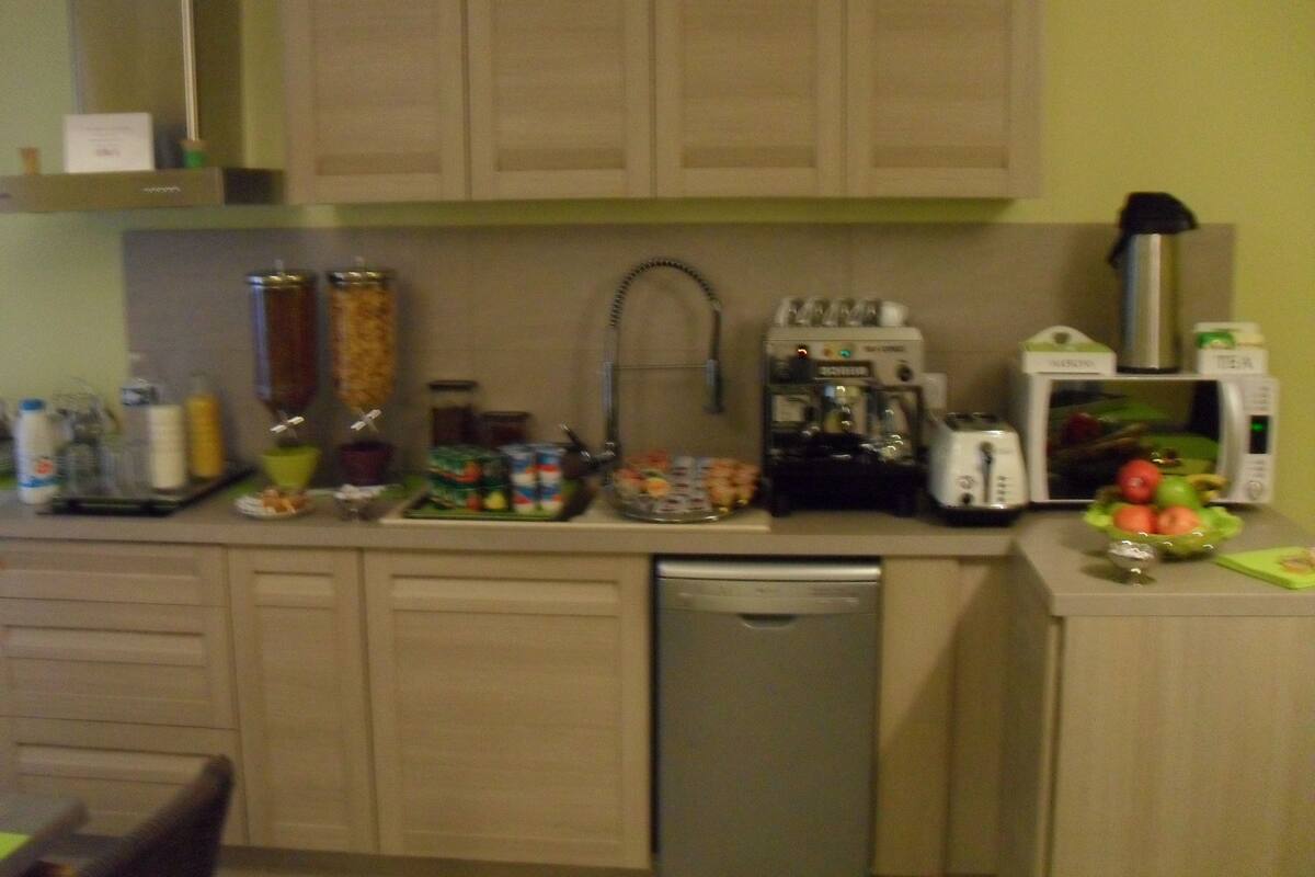 daily buffet breakfast (eur 10 per person)