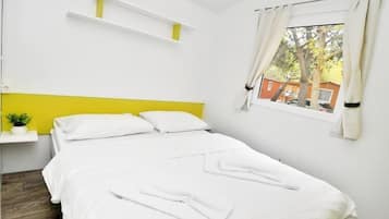 Mobil enhet - Premium - 2 sovrum - terrass | Barnsängar, gratis wi-fi och sängkläder