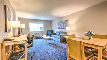 Pillow-top beds, desk, iron/ironing board, free WiFi