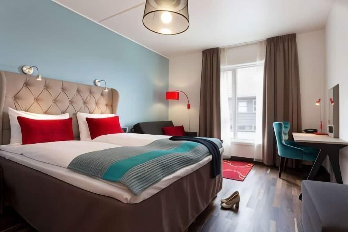 Pillow-top beds, in-room safe, desk, iron/ironing board