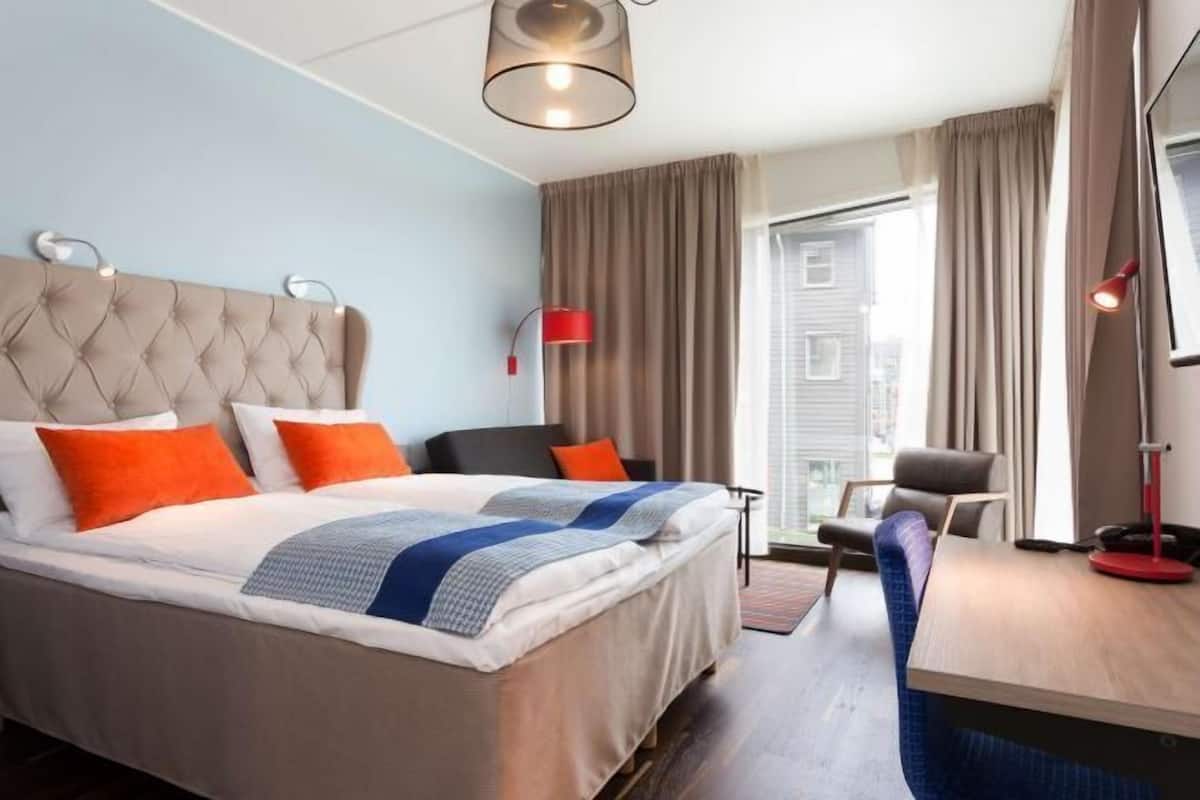 Pillow-top beds, in-room safe, desk, iron/ironing board