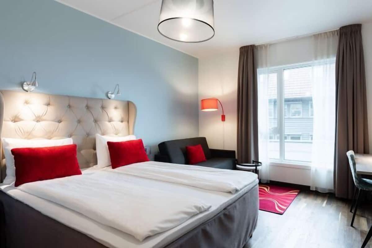 Pillow-top beds, in-room safe, desk, iron/ironing board