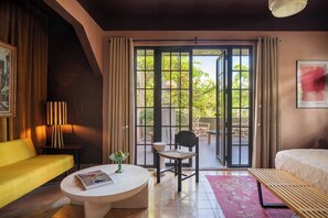 Suite de diseño, 1 cama de matrimonio grande, terraza | Vistas desde la habitación