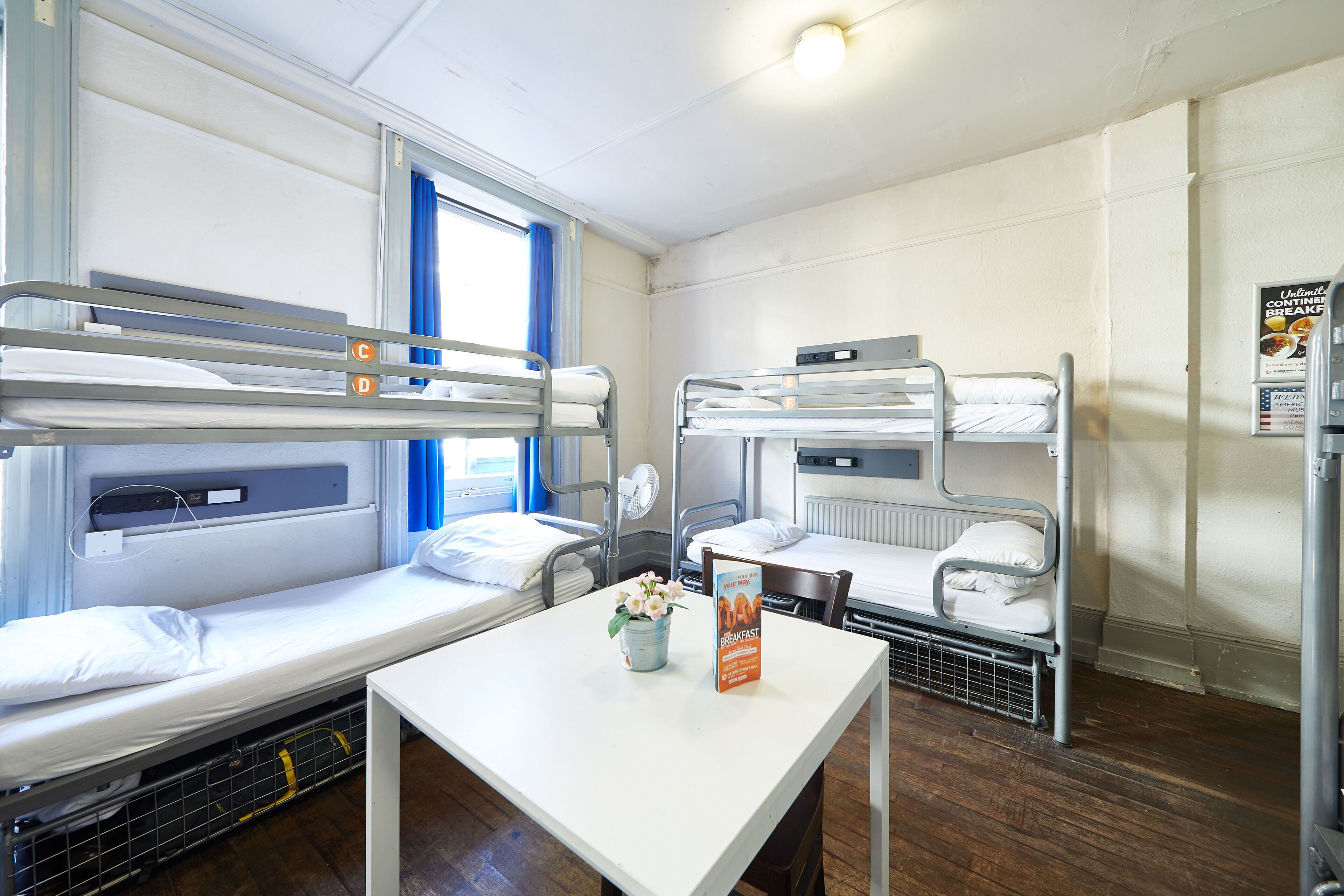 Free WiFi, bed sheets