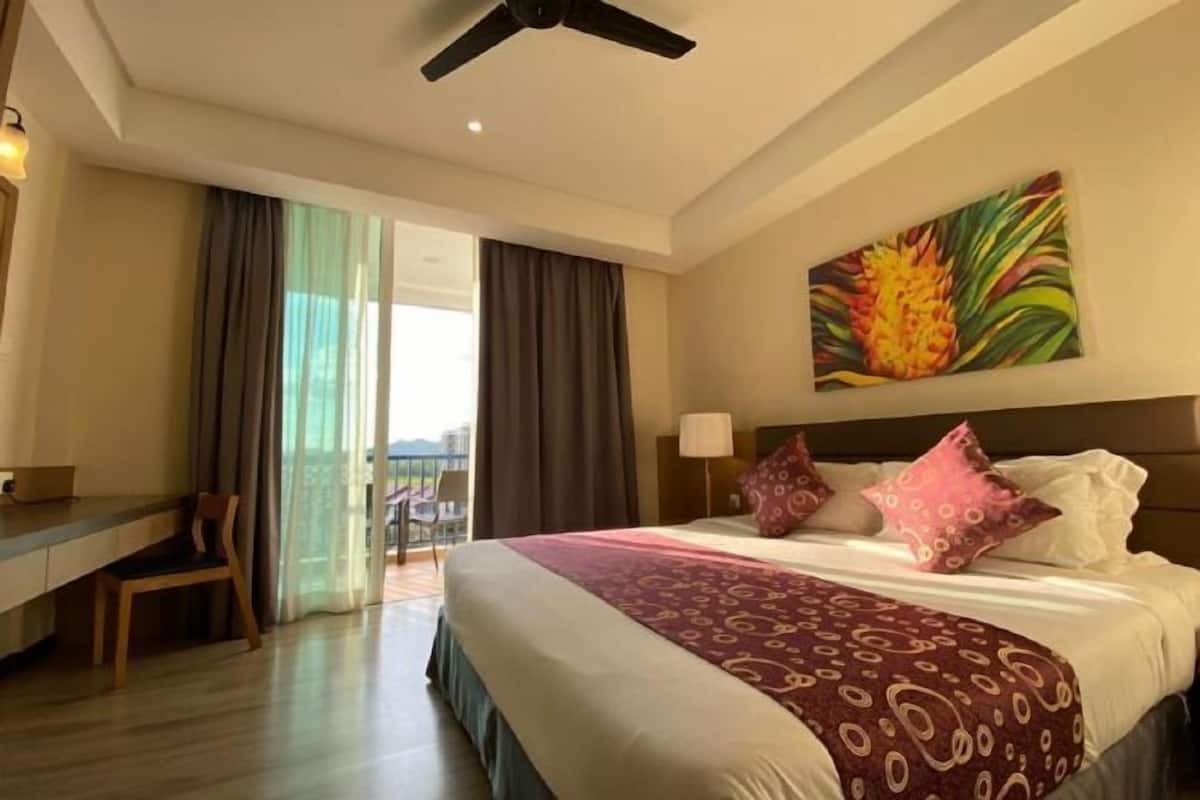 1 habitación, minibar, caja de seguridad en la habitación y escritorio