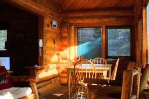 Family Cabin, 2 Bedrooms | In-room dining
