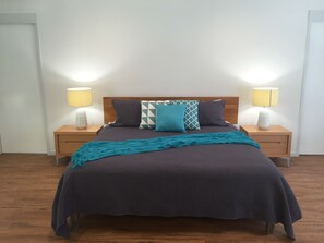 Bungalow – premium, 2 soverom, tekjøkken, hageutsikt | Sengetøy i egyptisk bomull og sengetøy av topp kvalitet