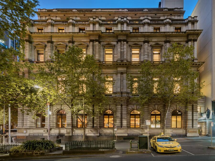 Front of property – evening/night