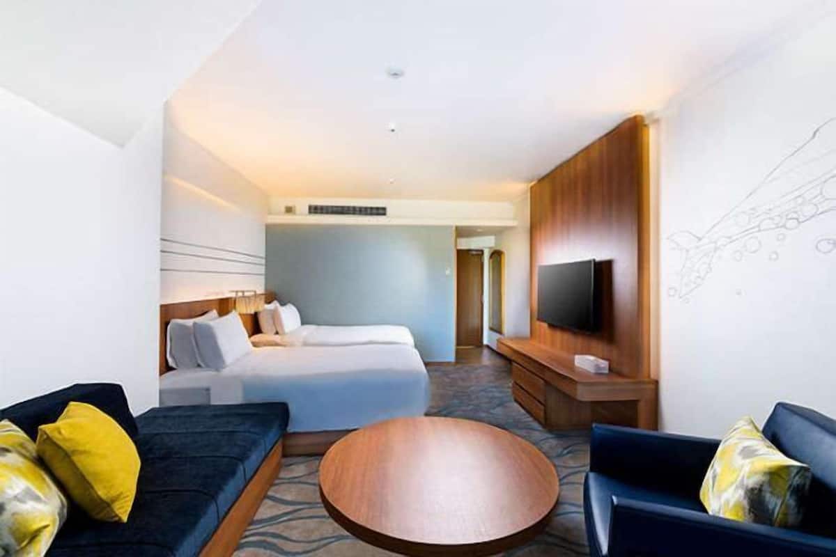 In-room safe, desk, blackout drapes, iron/ironing board