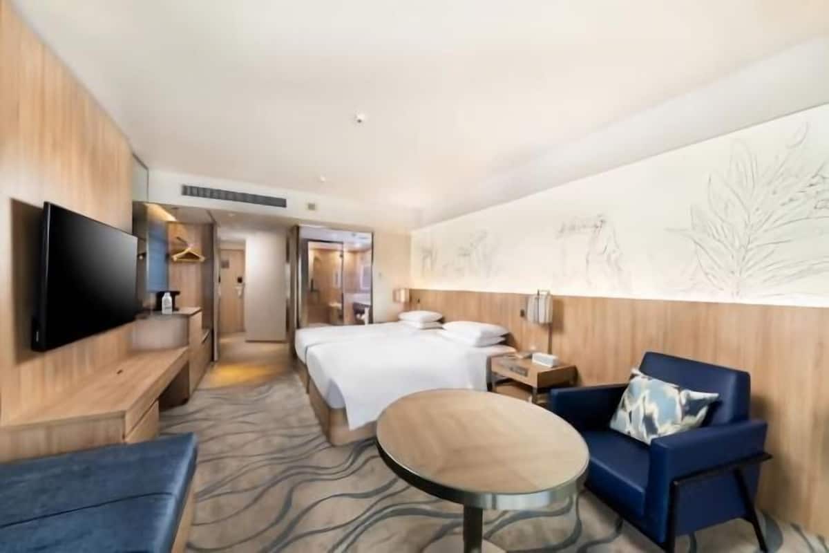 In-room safe, desk, blackout drapes, iron/ironing board