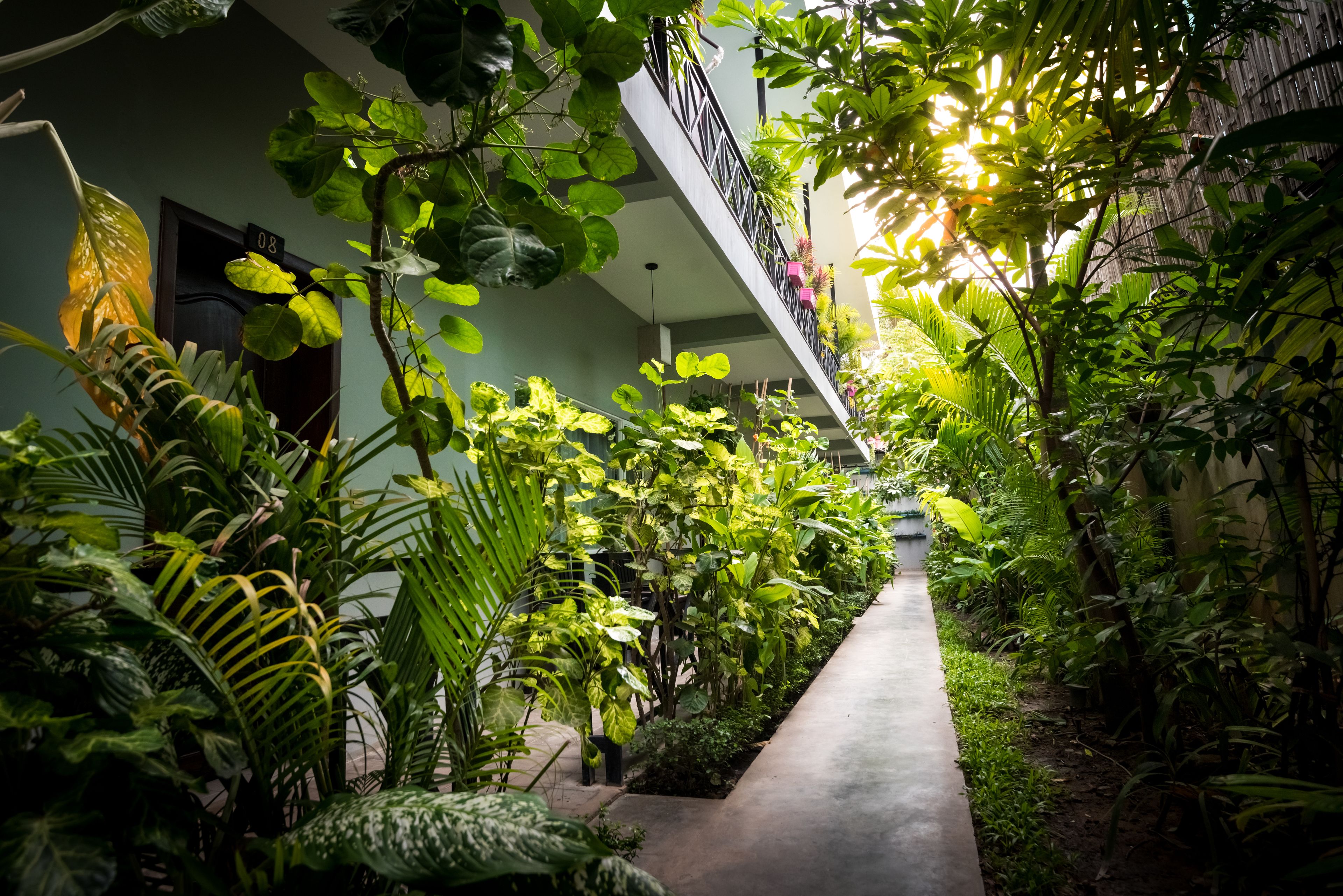 Blick von der Unterkunft