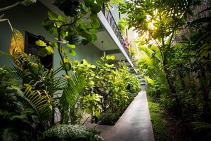 Blick von der Unterkunft