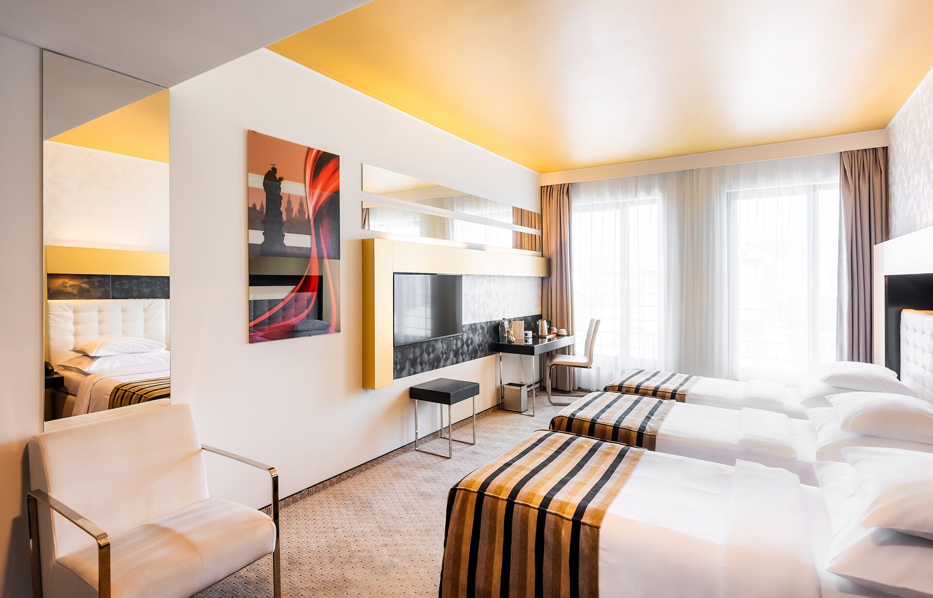 classic double or twin room with extra bed | premium bedding, minibar, in-room safe, individually decorated