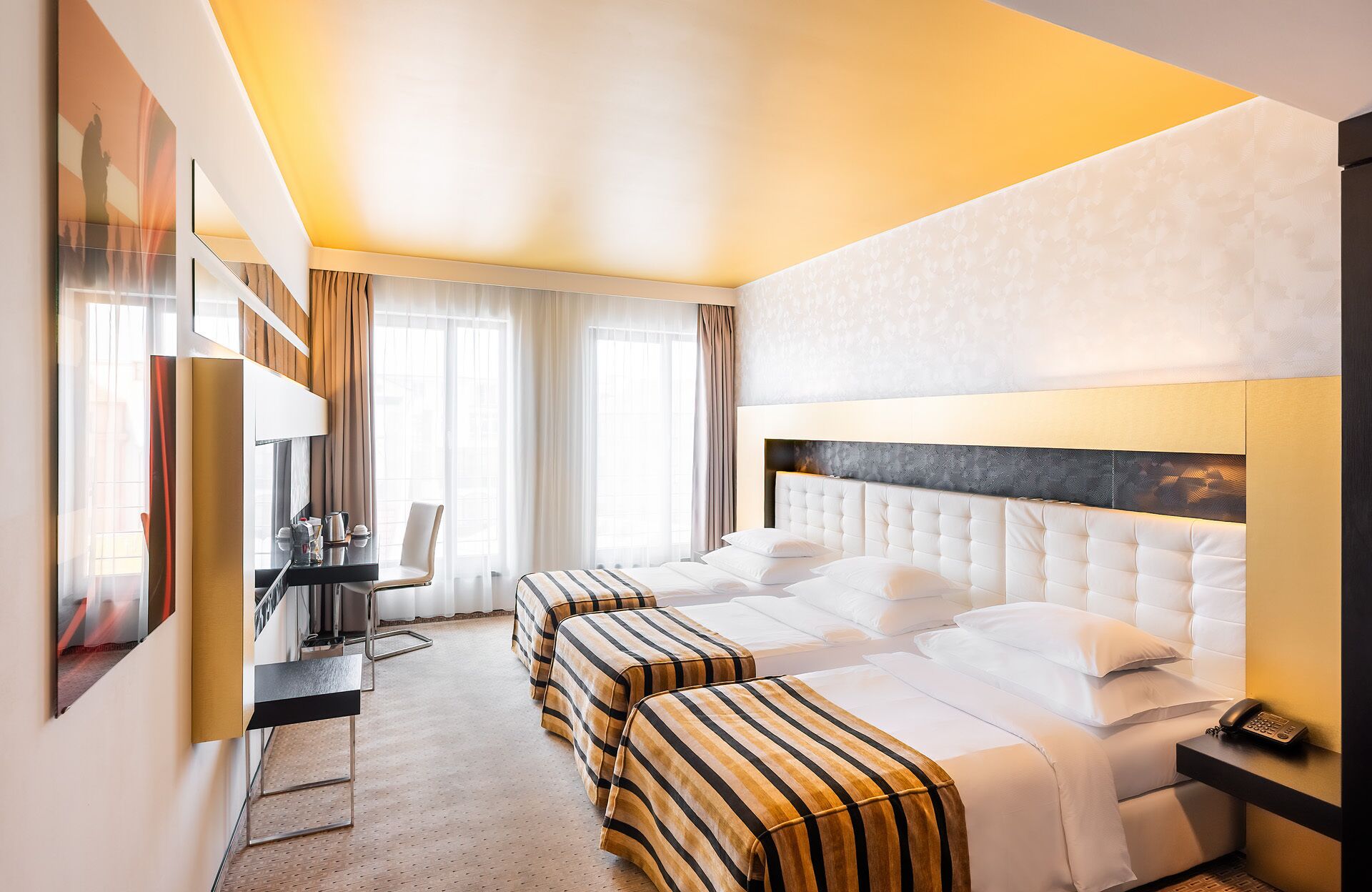 Classic Double or Twin Room with Extra Bed | Premium bedding, minibar, in-room safe, individually decorated