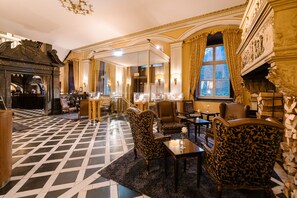 Sala de estar en el lobby