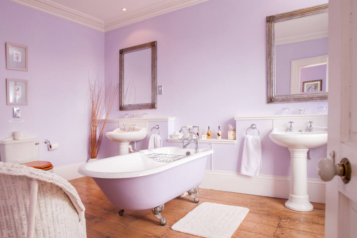 superior double room | bathroom | designer toiletries, hair dryer, bathrobes, towels