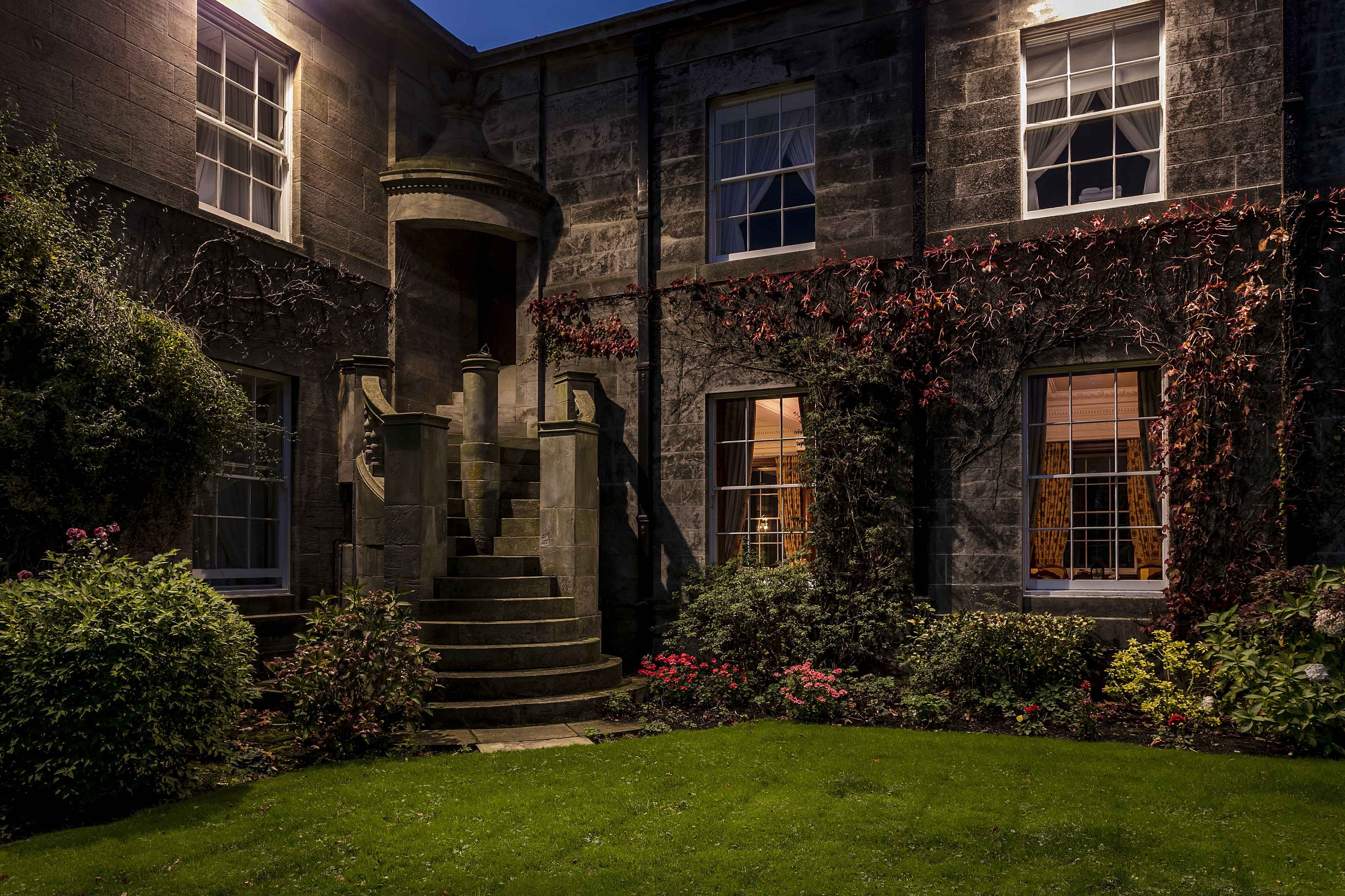 front of property – evening/night