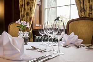Breakfast, lunch, dinner served; international cuisine, garden views  - Doxford Hall Hotel & Spa (Chathill)