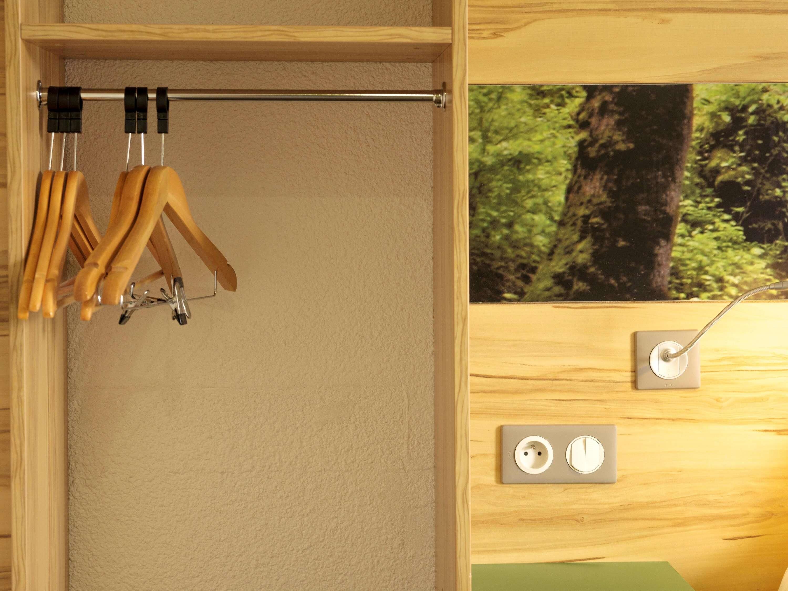 blackout curtains, soundproofing, free wifi, alarm clocks