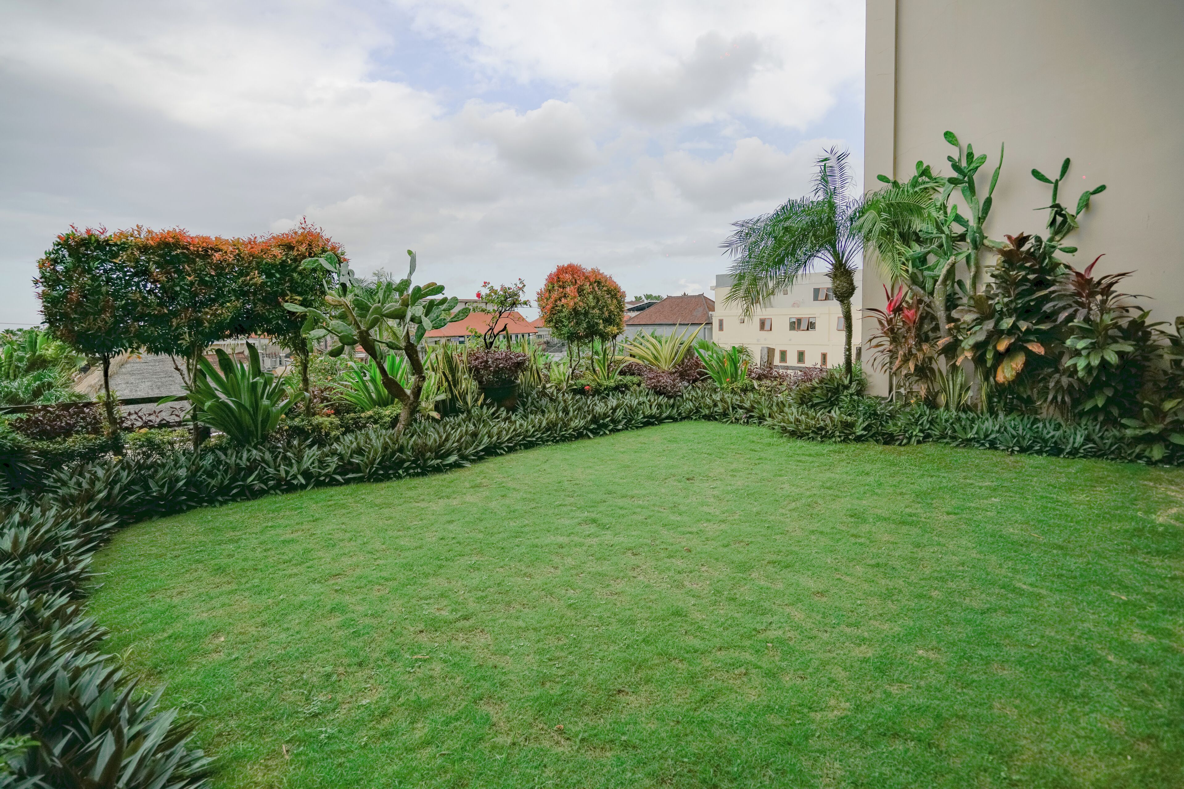 outdoor wedding area