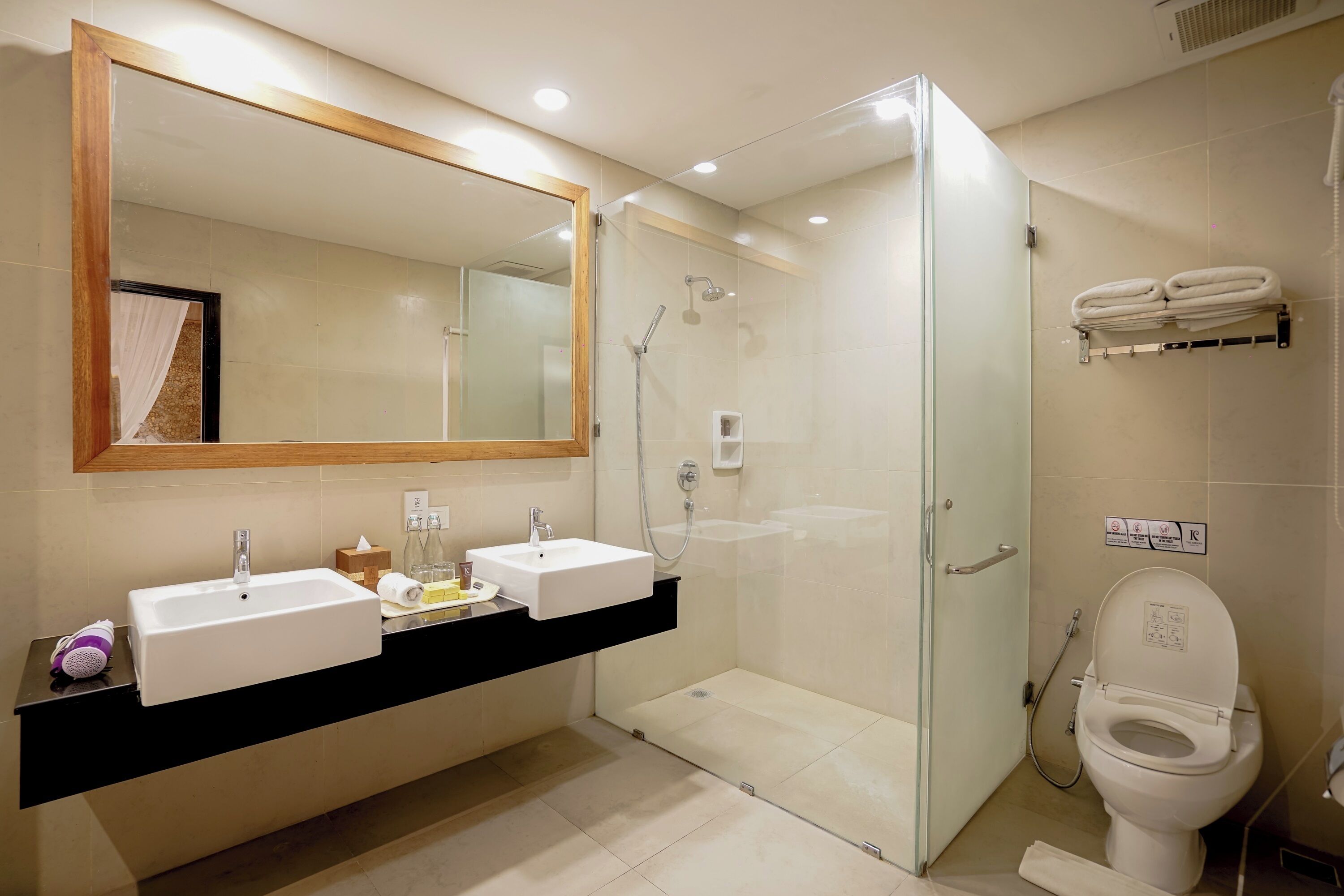 kirana penthouse private plunge pool (free 1x floating breakfast with min. 2 nights stay) | bathroom | free toiletries, bathrobes, slippers, towels