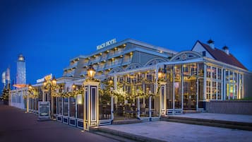 Front of property – evening/night